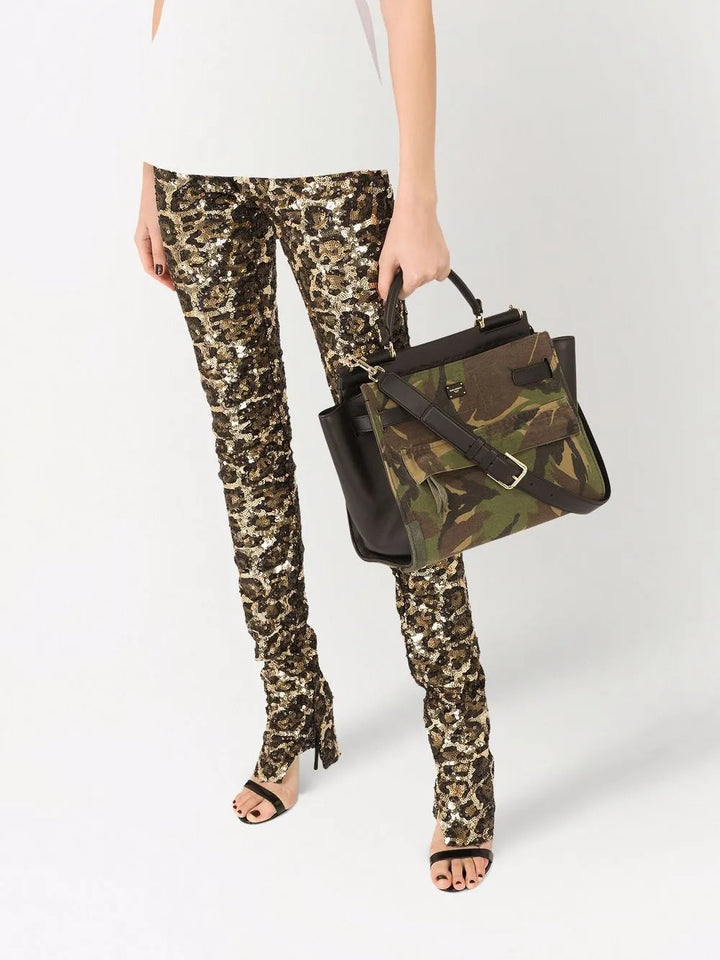 Dolce Gabbana Sicily 62 Soft Top Handle Bag — Same as shown — Size One Size — Side View