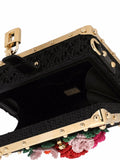Dolce Gabbana Dolce Box Raffia Top Handle Bag — Same as shown — Size One Size — Detail View