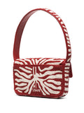 Staud Tommy Bead Embellished Shoulder Bag — Same as shown — Size One Size — Back View