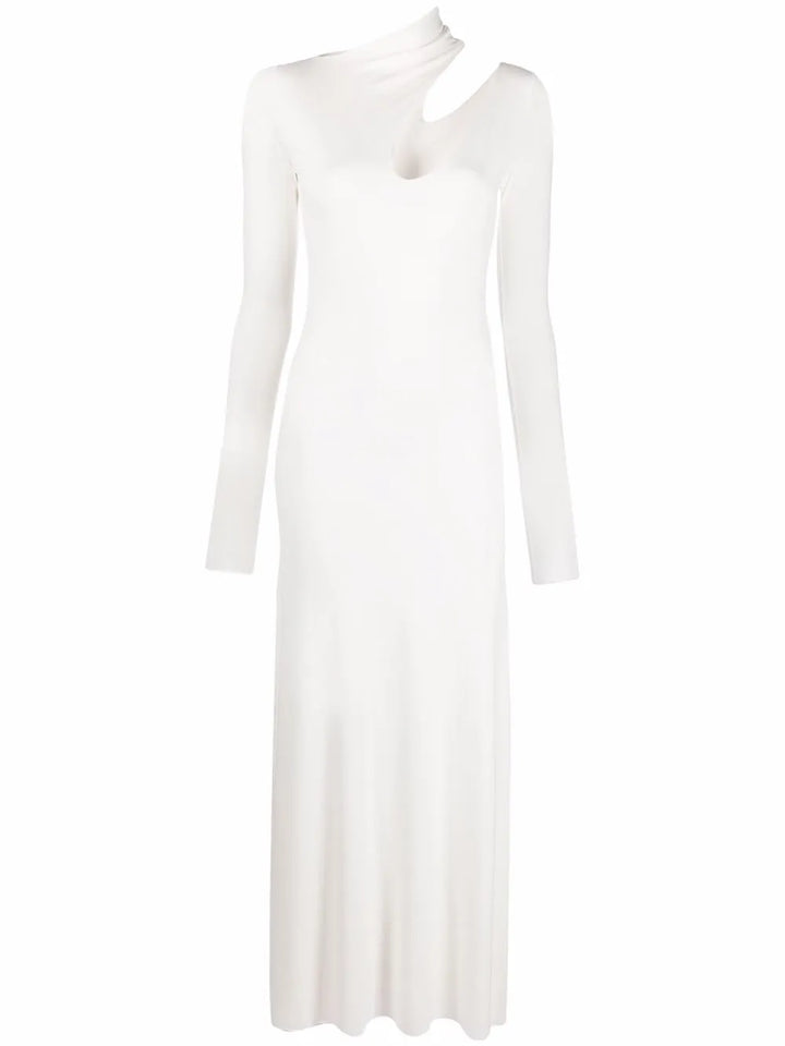 Manuri Cut Out Detail Long Sleeve Dress — Same as shown — Size XS — Front View