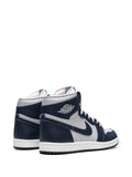 Air Jordan 1 High 85 Georgetown Sneakers — Blue/White — Size US M 6.5 - US W 8 — Back View