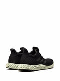 adidas Futurecraft 4D Core Black/Linen Green Sneakers — Same as shown — Size US M 3.5 - US W 5 — Back View