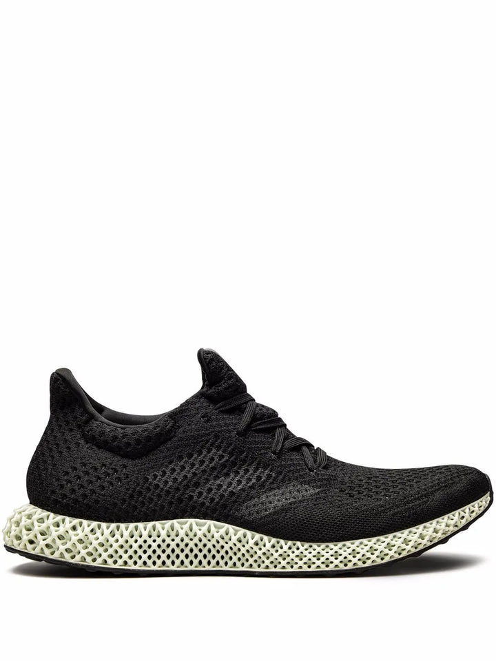 adidas Futurecraft 4D Core Black/Linen Green Sneakers — Same as shown — Size US M 3.5 - US W 5 — Front View