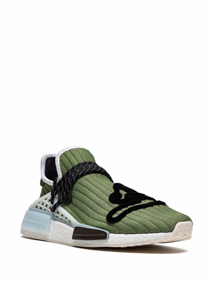 adidas X Bbc Ice Cream X Pharrell Hu Nmd Running Dog Sneakers — Green — Size US M 8 - US W 9.5 — Side View