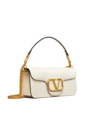 Valentino Garavani Loco Leather Shoulder Bag — Same as shown — Size One Size — Back View