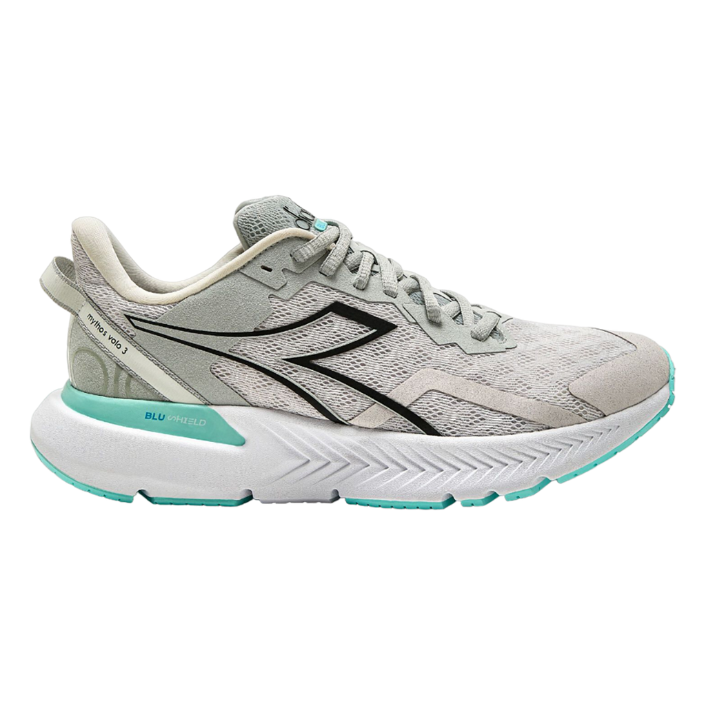 Diadora Mythos Blushield Volo 3 — Black - Whisper White — Size B — Width 10 — Alternate View 13