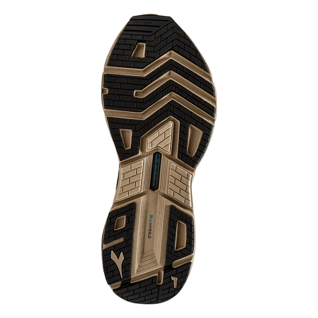 Diadora Mythos Blushield Volo HIP 3 — Black - Whisper White — Size D — Width 10 — Back View