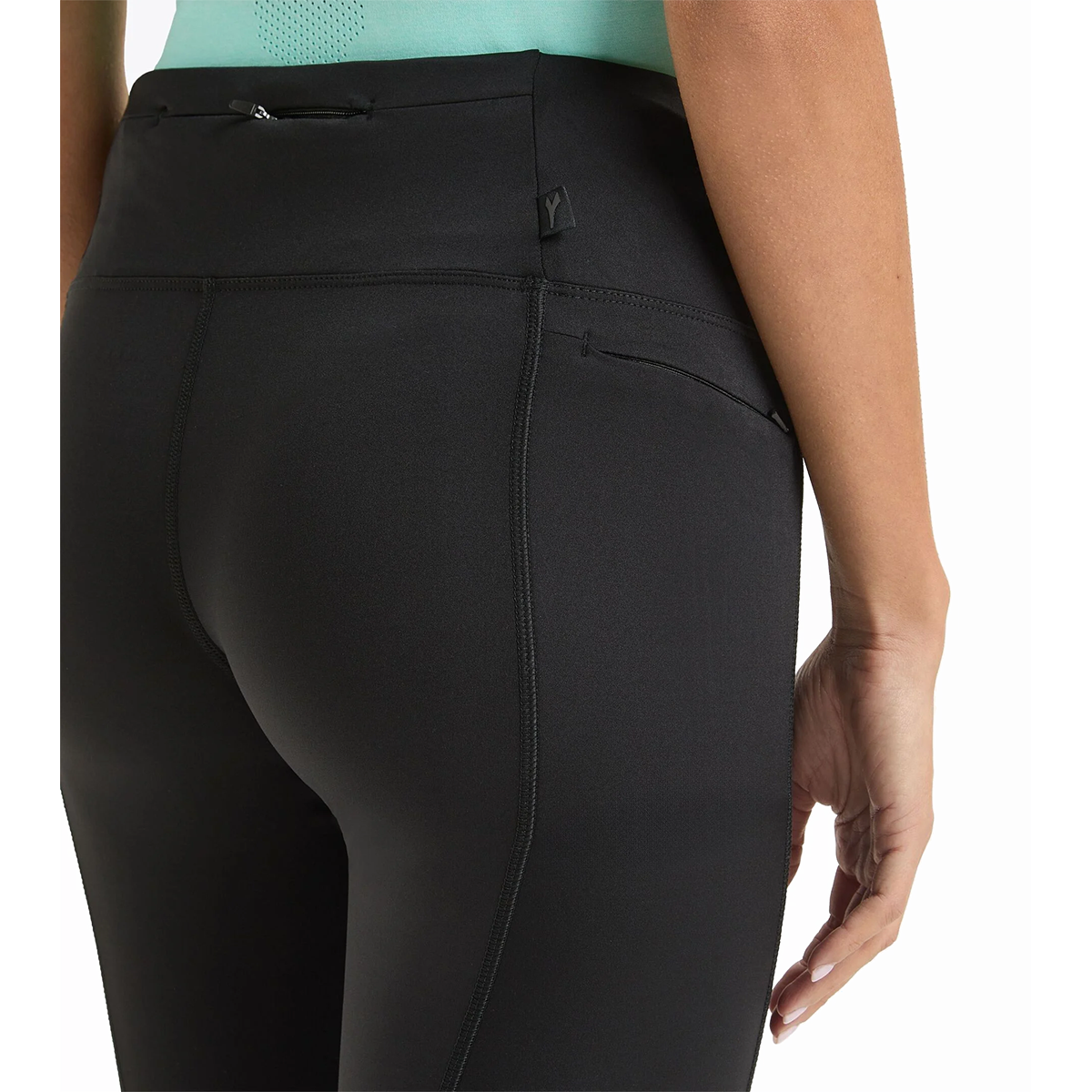 Diadora Run Crew Tight — Grey Cloud — Size XSmall — Detail View