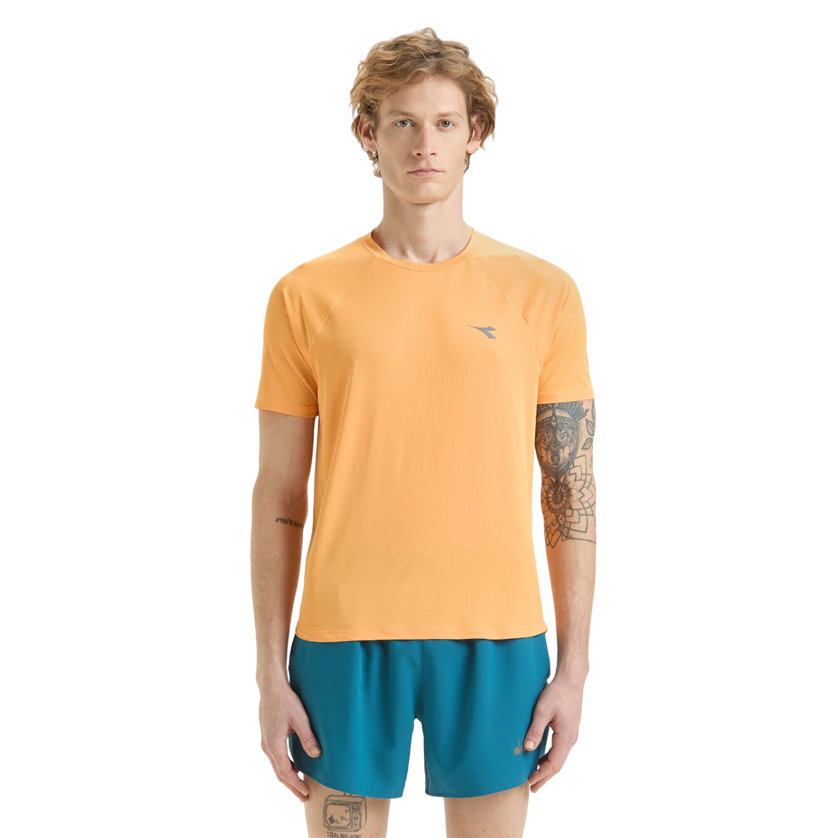 Diadora Super Light Tee — Kumquat — Size Large — Back View