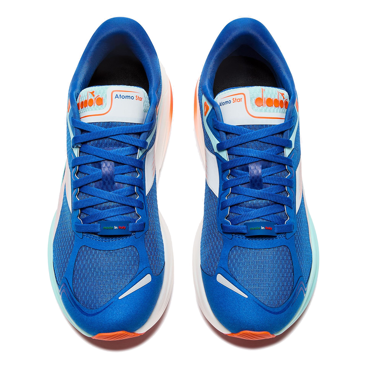 Diadora Atomo Star — Blue Lapis - Spa Retreat - White — Size D — Width 10 — Alternate View 16