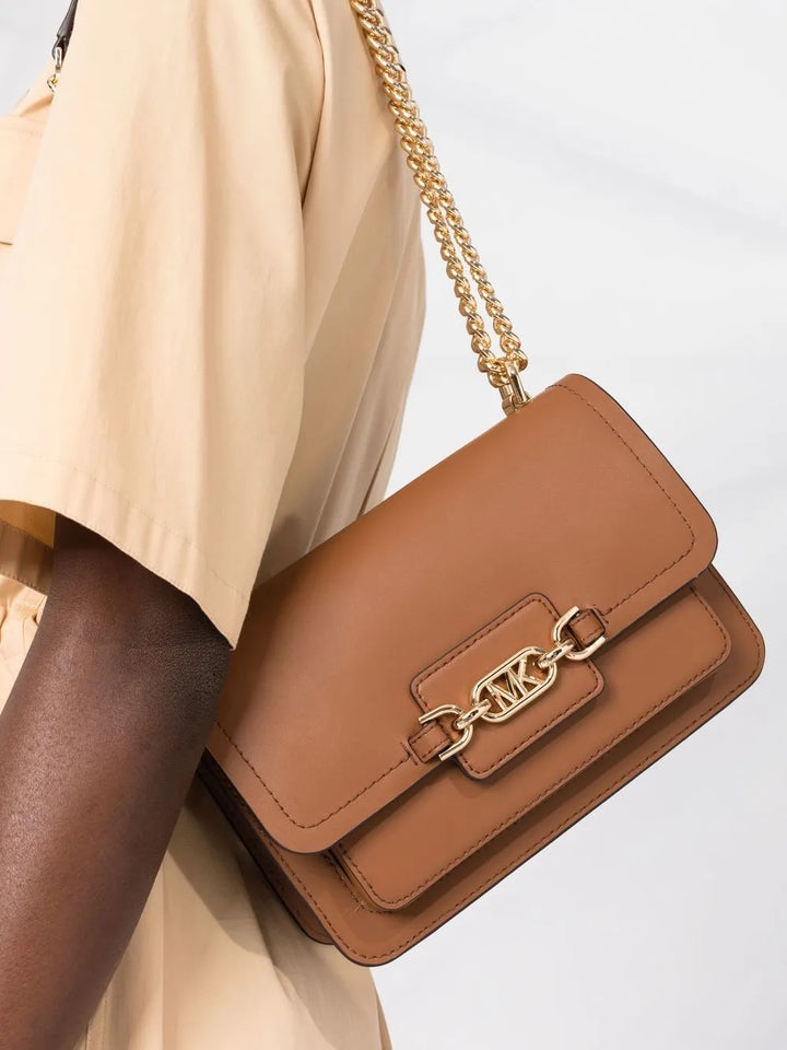 Michael Kors Logo Plaque Shoulder Bag — Same as shown — Size One Size — Back View