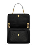 Saint Laurent Niki Logo Lettering Shoulder Bag — Same as shown — Size One Size — Top View