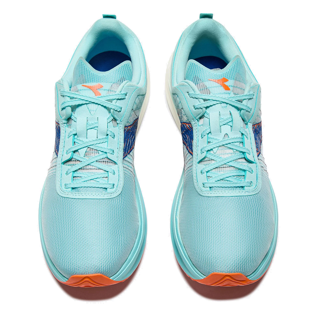 Diadora Gara Carbon 2 — Spa Retreat - Lapis Blue — Size D — Width 10 — Back View