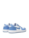 Air Jordan 1 Low Golf ?nc?Sneakers — White/University Blue — Size US M 9.5 - US W 11 — Back View