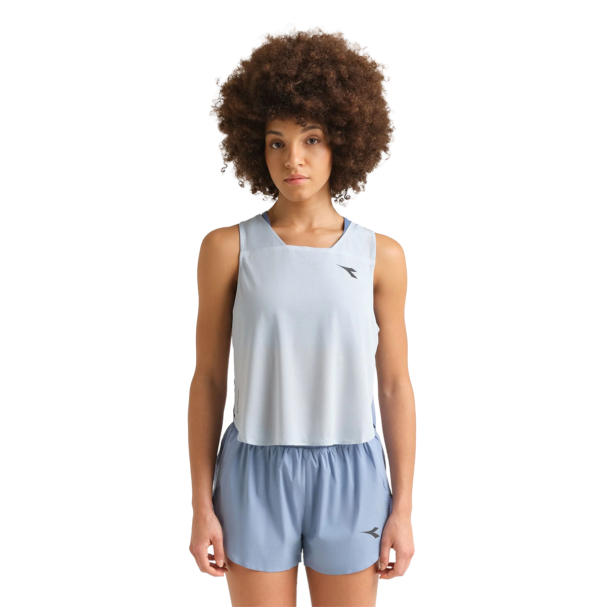Diadora L. Tank Super Light Fibrazero — Peach Cobbler — Size XXSmall — Front View