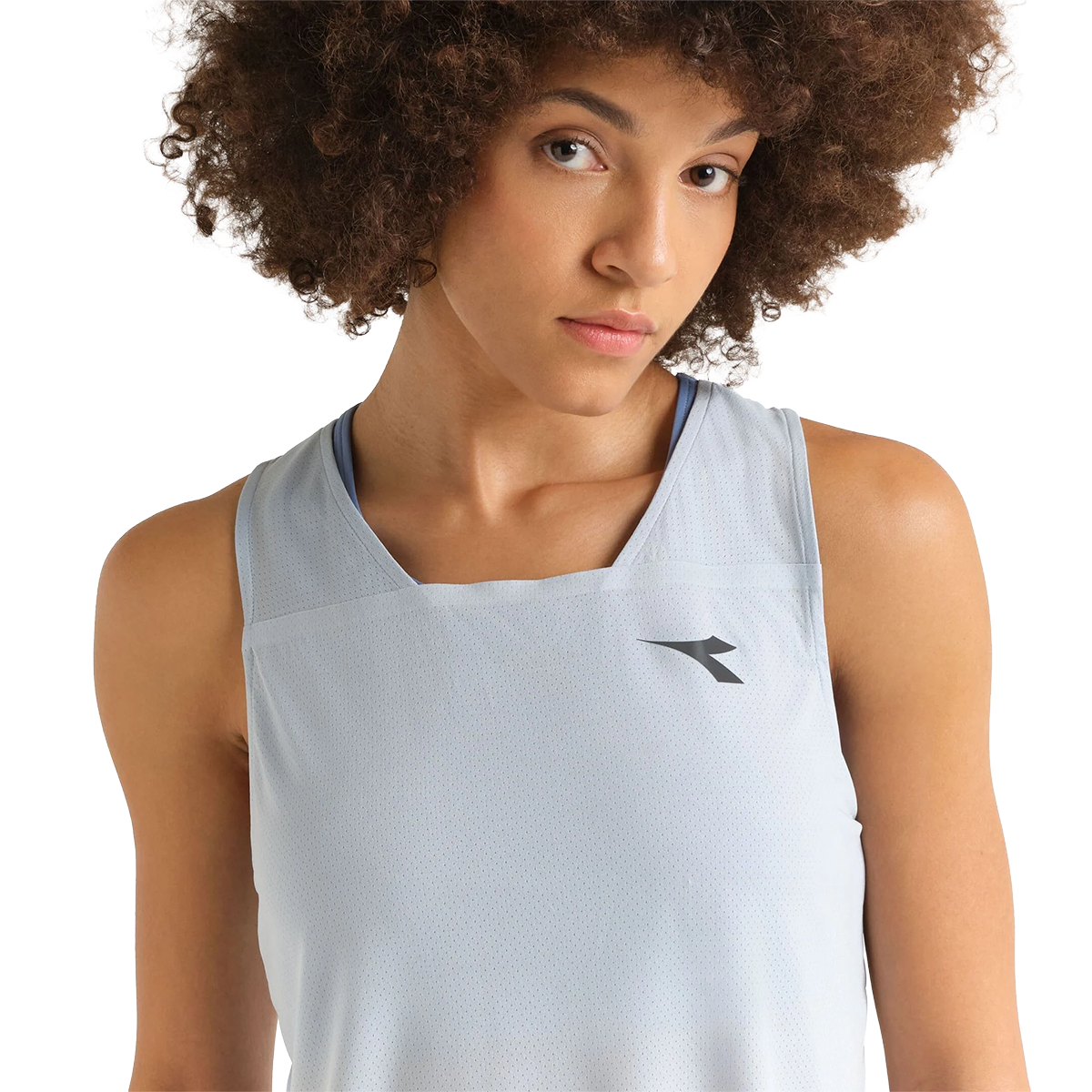 Diadora L. Tank Super Light Fibrazero — Peach Cobbler — Size XXSmall — Top View
