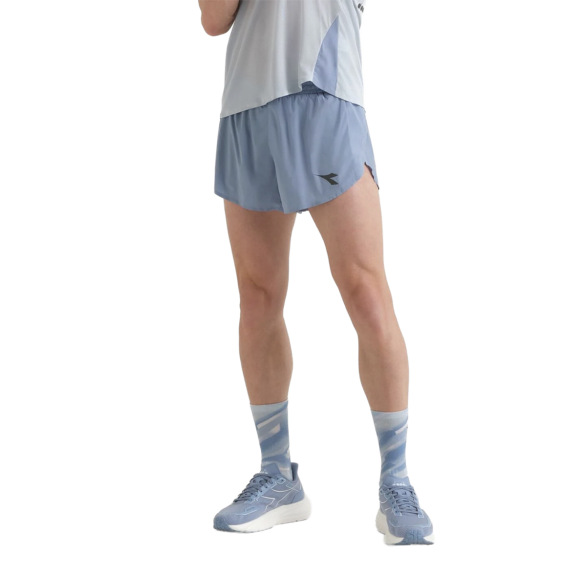 Diadora Split Shorts 3 Super Light Fibrazero — Endless Sky — Size Large — Side View