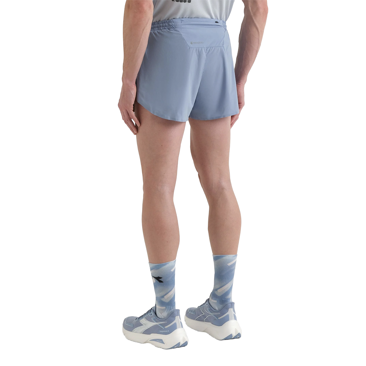Diadora Split Shorts 3 Super Light Fibrazero — Endless Sky — Size Large — Back View