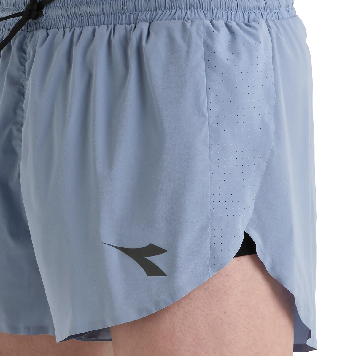 Diadora Split Shorts 3 Super Light Fibrazero — Endless Sky — Size Large — Top View