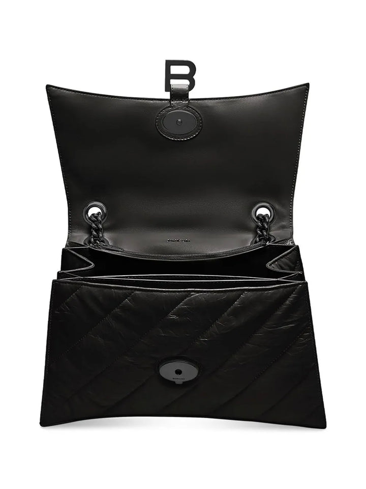 Balenciaga Medium Crush Chain Strap Shoulder Bag — Same as shown — Size One Size — Detail View