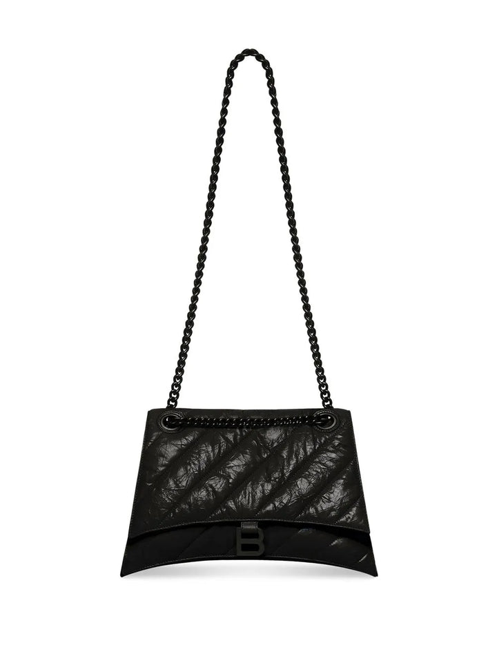 Balenciaga Medium Crush Chain Strap Shoulder Bag — Same as shown — Size One Size — Lifestyle View