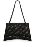 Balenciaga Medium Crush Chain Strap Shoulder Bag — Same as shown — Size One Size — Front View