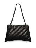 Balenciaga Medium Crush Chain Strap Shoulder Bag — Same as shown — Size One Size — Side View