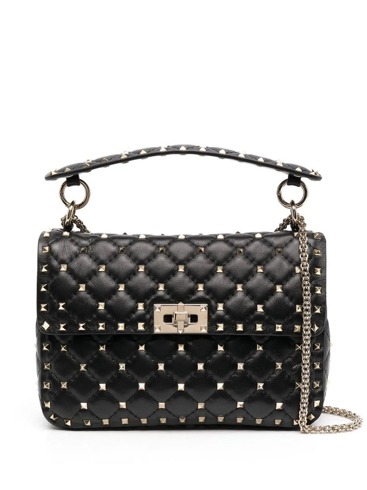 Valentino Garavani Medium Rockstud Spike Shoulder Bag — Same as shown — Size One Size — Front View