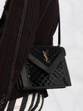Saint Laurent Gaby Quilted Shoulder Bag — Same as shown — Size One Size — Back View
