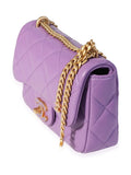 Chanel Pre Owned Mini Classic Flap Square Shoulder Bag — Same as shown — Size One Size — Back View