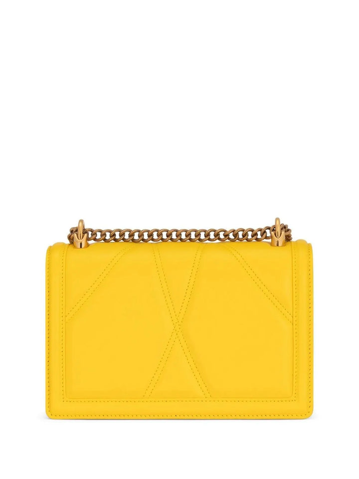 Dolce Gabbana Medium Devotion Quilted Shoulder Bag — Same as shown — Size One Size — Side View