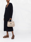 Zanellato Stud Detail Leather Shoulder Bag — Same as shown — Size One Size — Side View