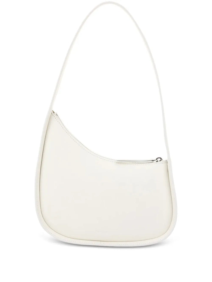 The Row Half Moon Leather Shoulder Bag — Same as shown — Size One Size — Front View