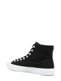 Acne Studios Contrasting Toe-Cap High-Top Sneakers — Black/White — Size US M 11 - US W 12.5 — Back View