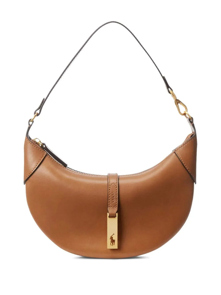 Polo Ralph Lauren Small Leather Shoulder Bag — Same as shown — Size One Size — Front View