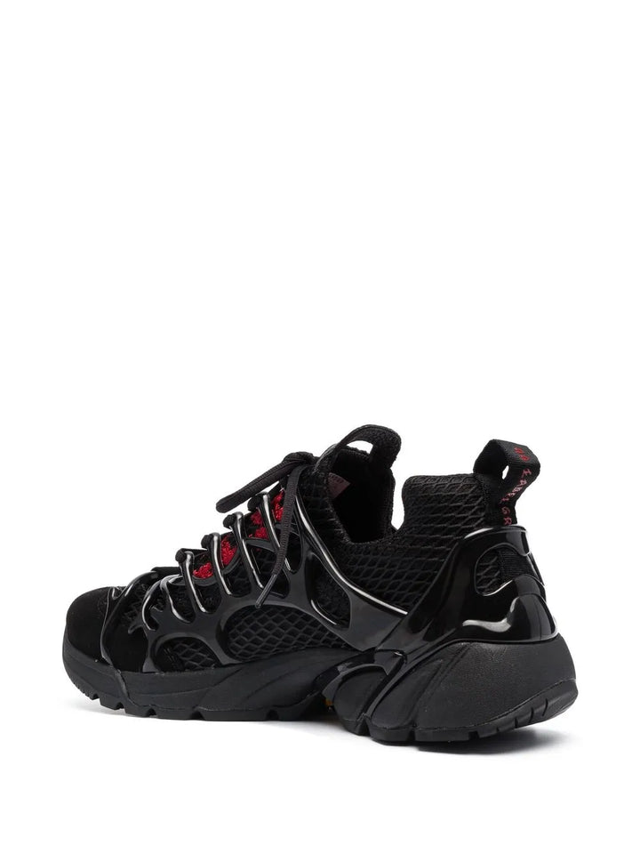 44 Label Group Mesh-Panelled Low-Top Sneakers — Same as shown — Size US M 3.5 - US W 5 — Back View
