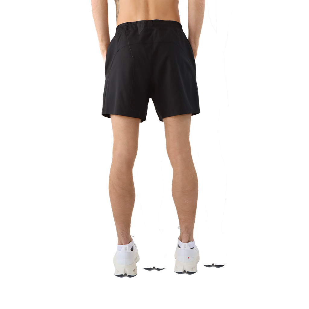 F2R Mens Lightstreme 5" Short — Black — Size Small — Back View
