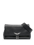 Zadigvoltaire Logo Plaque Leather Shoulder Bag — Same as shown — Size One Size — Front View