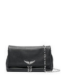 Zadigvoltaire Logo Plaque Leather Shoulder Bag — Same as shown — Size One Size — Lifestyle View