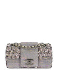 Chanel Pre Owned 2004 Jumbo Tweed Classic Flap Shoulder Bag — Same as shown — Size One Size — Front View
