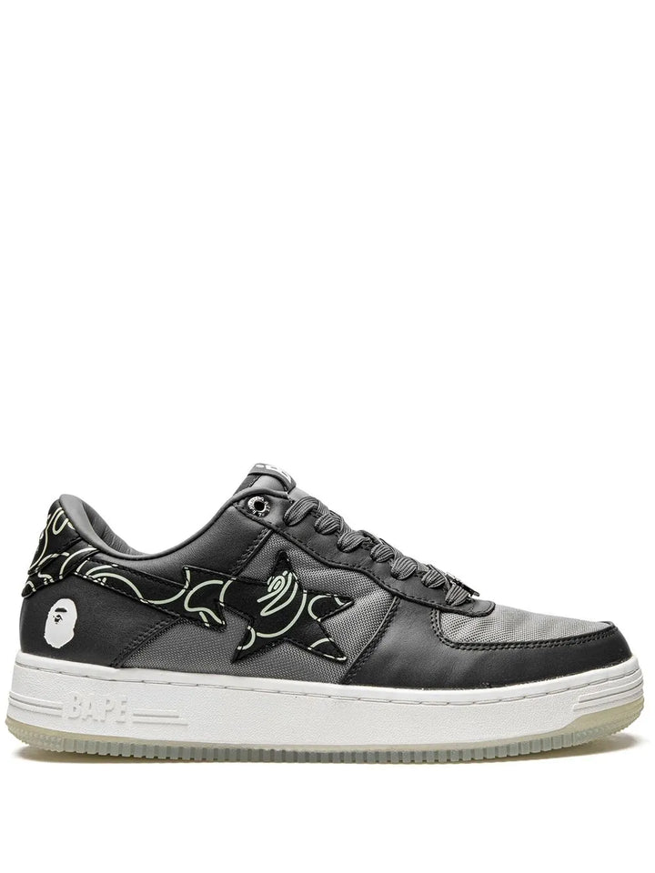 A Bathing Ape?Bape Sta #1 M2 Charcoal Sneakers — Same as shown — Size US M 3.5 - US W 5 — Front View