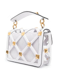 Valentino Garavani Medium Roman Stud Shoulder Bag — Same as shown — Size One Size — Back View