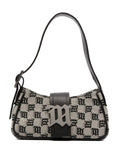 Misbhv Logo Pattern Print Shoulder Bag — Same as shown — Size One Size — Front View