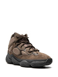 adidas Yeezy 500 High Taupe Black Sneakers — Brown — Size US M 6 - US W 7.5 — Side View