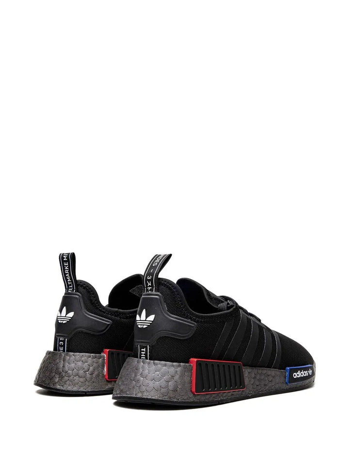 adidas Kids Nmd R1 Low-Top Sneakers — Black — Size US M 10 - US W 11.5 — Back View