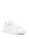 A Bathing Ape?Star-Patch Lace-Up Sneakers — White — Size US M 5.5 - US W 7 — Side View