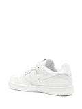 A Bathing Ape?Star-Patch Lace-Up Sneakers — White — Size US M 5.5 - US W 7 — Back View
