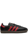adidas Samba Manchester United Sneakers — Black/Red — Size US M 10.5 - US W 12 — Front View