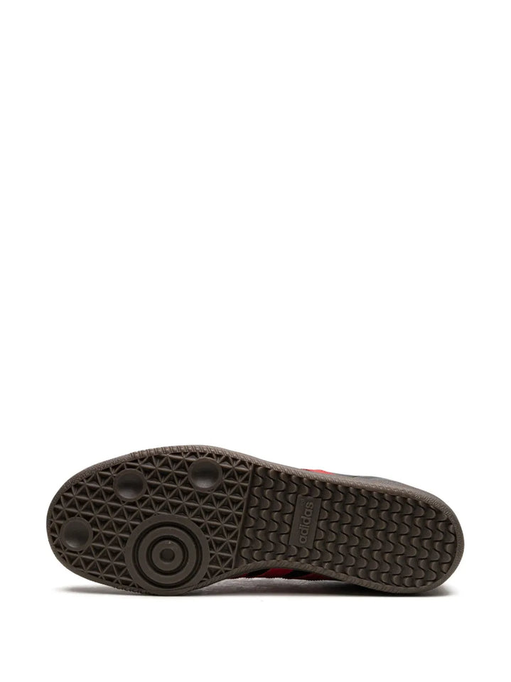 adidas Samba Manchester United Sneakers — Black/Red — Size US M 10.5 - US W 12 — Top View