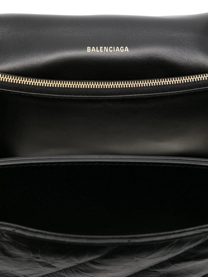 Balenciaga Crush Quilted Shoulder Bag — Same as shown — Size One Size — Detail View
